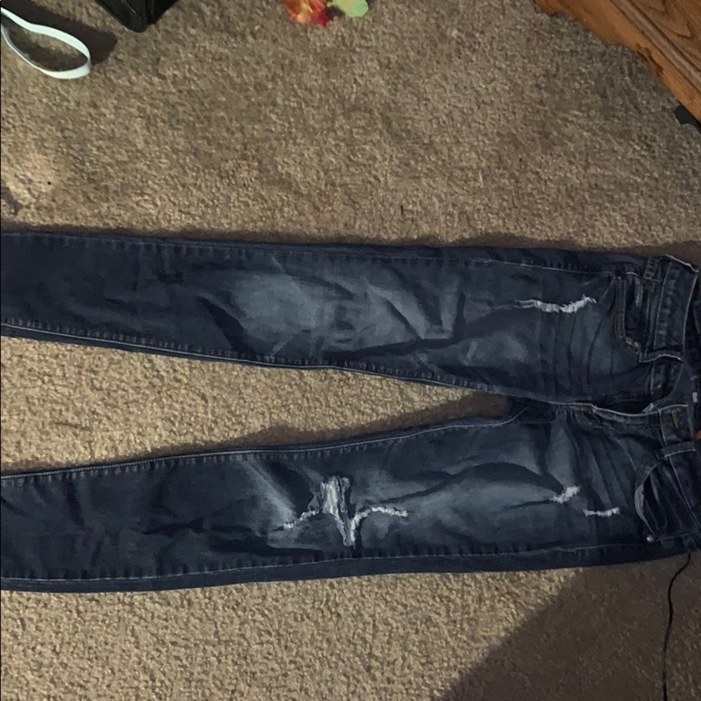 super comfy high waisted jeans
